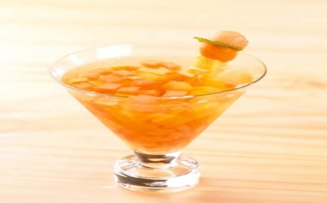 Sidra frutada refrescante